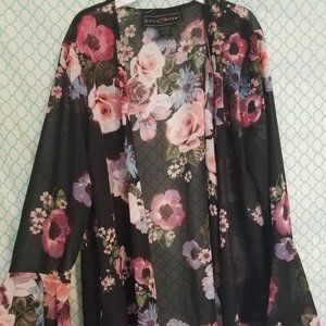 POLLY & ESTER size XL sheer Kimono